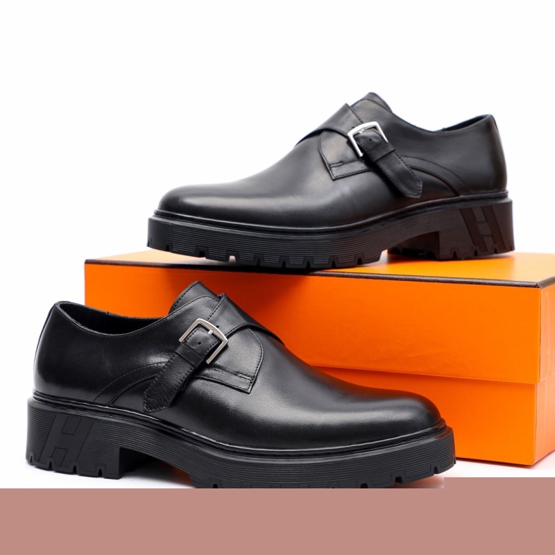 H**mes leather shoes